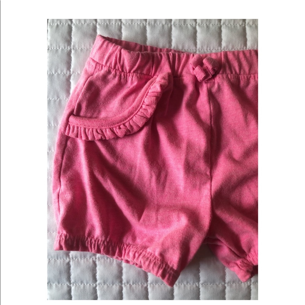 Baby Girl Pink Soft Cotton Shorts Bundle - Picture 5 of 6